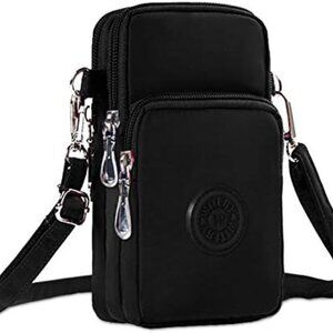 Waterproof Nylon Crossbody Phone Purse Wallet Small Travel Bag for Women